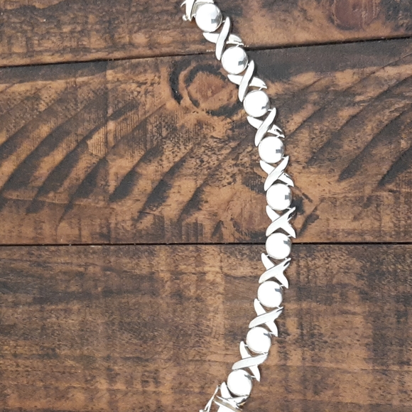 Sterling Silver Jewelry Vintage Sterling Silver Quality Bracelet 8